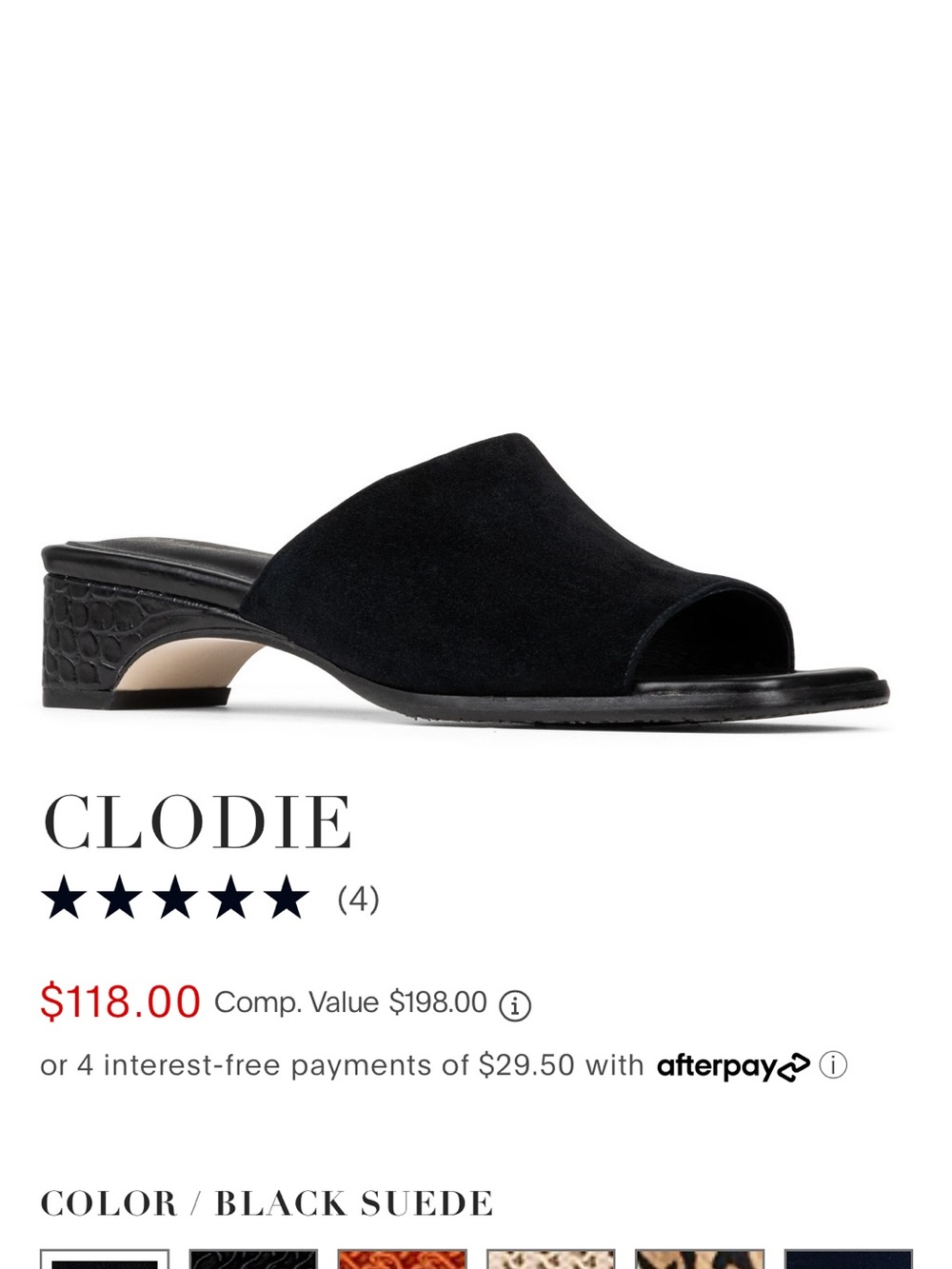 Donald Pliner Women's Clodie Suede Slide Sandals